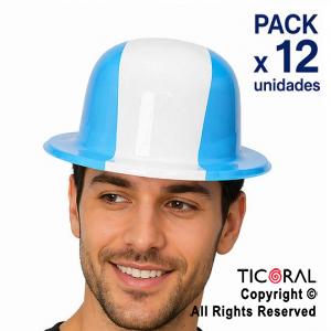 SOMBRERO BOMBIN ARGENTINA (PACK X 12 UNIDADES)